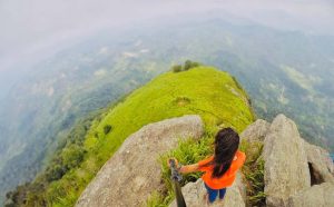 Top View of the Alagalla Mountain Range Sri Lanka