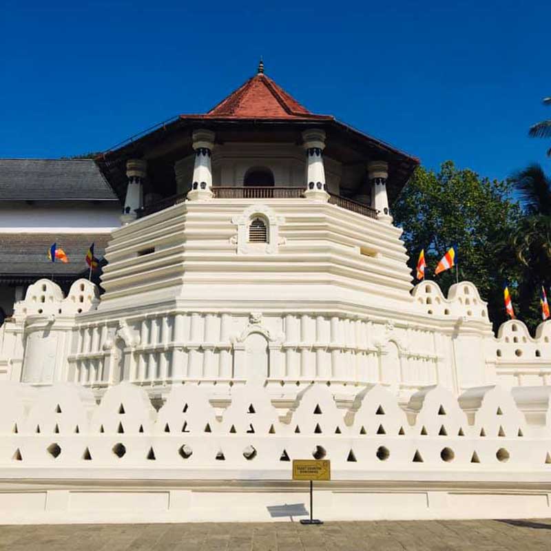 Temple Tooth Relic in Kandy. It is a major Religious Place in Sri Lanka
